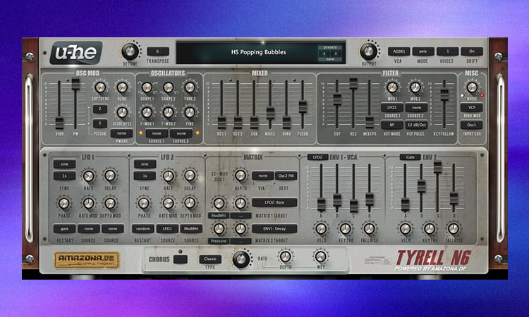 10 Best Free Hip Hop VST Plugins 5 U-he Tyrell N6