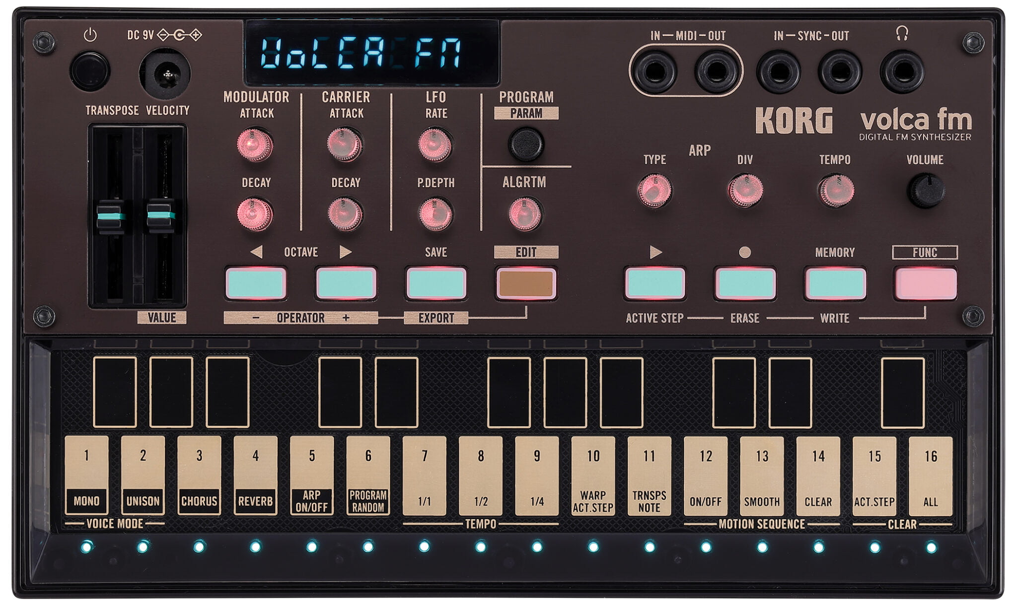 Korg Volca FM in second generation brings more power to the Volca series.